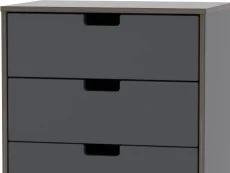 Welcome Welcome Shanghai 3 Drawer Midi Chest of Drawers (Assembled)