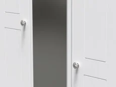 Welcome Welcome Victoria 3 Door 2 Drawer Tall Mirrored Triple Wardrobe (Assembled)