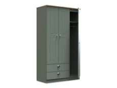 Welcome Welcome Victoria 3 Door 2 Drawer Triple Wardrobe (Assembled)