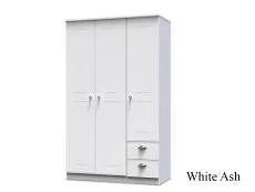 Welcome Welcome Victoria 3 Door 2 Small Drawer Tall Triple Wardrobe (Assembled)