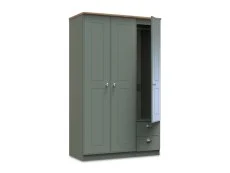 Welcome Welcome Victoria 3 Door 2 Small Drawer Tall Triple Wardrobe (Assembled)