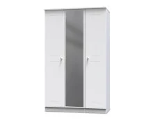 Welcome Welcome Victoria 3 Door Mirrored Triple Wardrobe (Assembled)