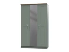 Welcome Welcome Victoria 3 Door Mirrored Triple Wardrobe (Assembled)