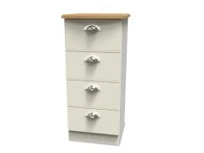 Welcome Welcome Victoria 4 Drawer Bedside Table (Assembled)