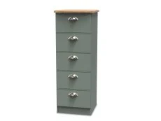 Welcome Welcome Victoria 5 Drawer Tall Narrow Chest of Drawers (Assembled)