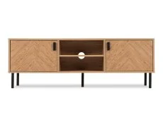 Seconique Seconique Leon Oak 2 Door TV Cabinet