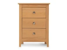 Seconique Seconique Oslo Antique Pine 3 Drawer Bedside Table