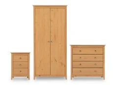 Seconique Seconique Oslo Antique Pine 3 Piece Bedroom Furniture Package