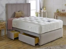 Dura Dura Royal Crown Natural Pocket 2000 4ft Small Double Divan Bed