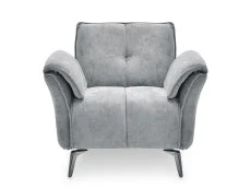 Seconique Seconique Amalfi Grey Fabric Armchair