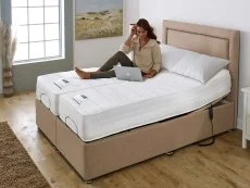 Flexisleep Flexisleep Leyburn Pocket 1000 Electric Adjustable 6ft Super King Size Bed (2 x 3ft)