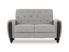 Seconique Seconique Chester Grey Fabric 3 Seater + 2 Seater Sofa Set