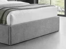 Limelight  Limelight Rosa 5ft King Size Light Grey Fabric Ottoman Bed Frame