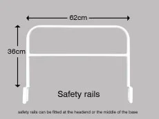 Flexisleep Flexisleep 5ft King Size High-Low Electric Adjustable Divan Base (2 x 2ft6)