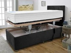 Flexisleep Flexisleep 5ft King Size High-Low Electric Adjustable Divan Base (2 x 2ft6)