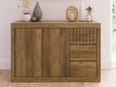 GFW GFW Cartmel Knotty Oak 4 Piece Living Room Furniture Set