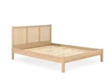 Birlea Furniture & Beds Birlea Croxley 5ft King Size Rattan and Oak Wooden Bed Frame