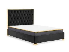 Birlea Furniture & Beds Birlea Chelsea 4ft6 Double Black Fabric Bed Frame