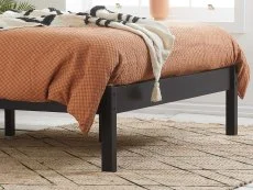 Birlea Furniture & Beds Birlea Nova 4ft6 Double Black Wooden Bed Frame