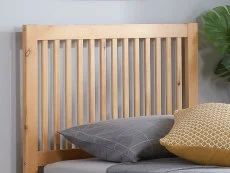 Birlea Furniture & Beds Birlea Buxton 3ft Single Honey Pine Wooden Guest Bed Frame