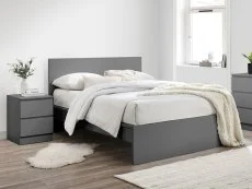 Birlea Furniture & Beds Birlea Oslo 4ft6 Double Grey Wooden Bed Frame