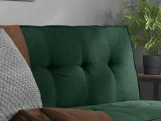 Birlea Furniture & Beds Birlea Aurora Green Velvet Sofa Bed