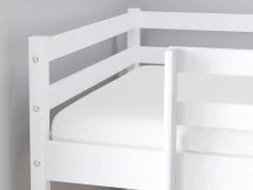 Birlea Furniture & Beds Birlea Frankie 3ft Single White Mid Sleeper Bed Frame with Slide