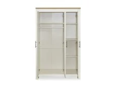 Birlea Highgate Cream and Oak 3 Door Mirrored Wardrobe