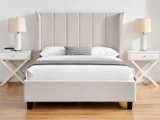 Limelight  Limelight Polaris 4ft6 Double Natural Fabric Bed Frame