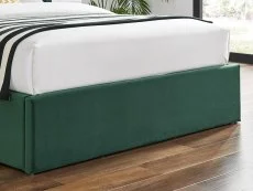 Limelight  Limelight Polaris 5ft King Size Emerald Green Fabric Ottoman Bed Frame