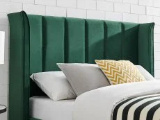 Limelight  Limelight Polaris 5ft King Size Emerald Green Fabric Ottoman Bed Frame