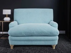 LPD LPD Plumpton Duck Egg Blue Fabric Chair