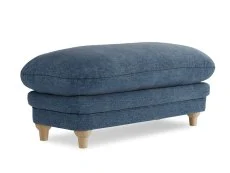 LPD LPD Plumpton Denim Blue Fabric Foot Stool