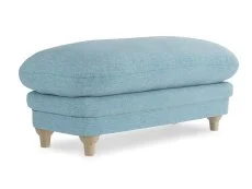 LPD LPD Plumpton Duck Egg Blue Fabric Foot Stool