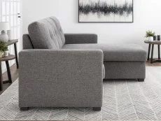 Kyoto Kyoto Hampton Grey Weave Corner Sofa Bed