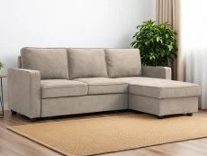 Kyoto Kyoto Myles Natural Weave Corner Sofa Bed