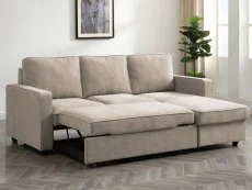 Kyoto Kyoto Myles Natural Weave Corner Sofa Bed