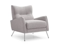 Kyoto Kyoto Chloe Grey Fabric Accent Chair