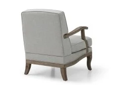 Kyoto Kyoto Colwell Cream Linen Accent Chair