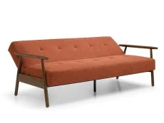 Kyoto Kyoto Berkeley Burnt Orange Weave Sofa Bed