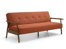 Kyoto Kyoto Berkeley Burnt Orange Weave Sofa Bed