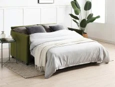 Kyoto Kyoto Blaire Olive Velvet Sofa Bed