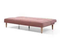 Kyoto Kyoto Corin Dusky Pink Velvet Sofa Bed