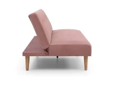 Kyoto Kyoto Corin Dusky Pink Velvet Sofa Bed