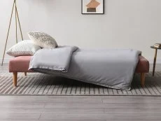 Kyoto Kyoto Corin Dusky Pink Velvet Sofa Bed