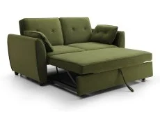 Kyoto Kyoto Willow Olive Green Velvet Sofa Bed