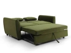 Kyoto Kyoto Willow Olive Green Velvet Sofa Bed