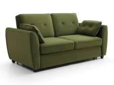 Kyoto Kyoto Willow Olive Green Velvet Sofa Bed