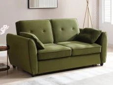 Kyoto Kyoto Willow Olive Green Velvet Sofa Bed