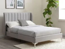 Kyoto Kyoto Avery 6ft Super King Size Light Grey Bed Frame